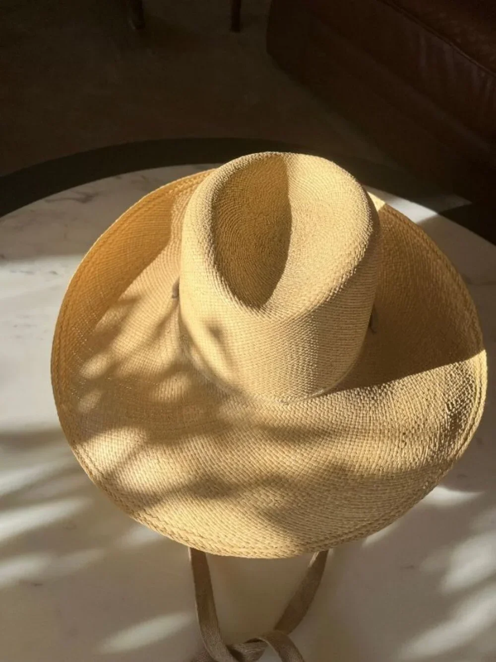 Banana Republic Wide-Brim Straw Sun Hat in Natural Tan